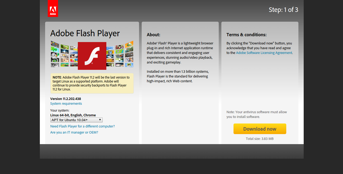 adobe flash player version 11.2 free download for mac